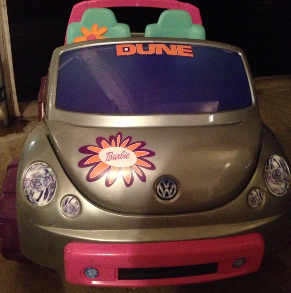 barbie vw bug power wheels